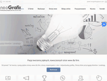 Tablet Screenshot of neografix.pl
